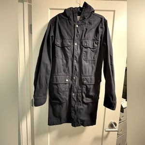 H&M Blue Parka Coat Size M